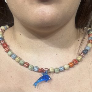 Collar cerámica delfín