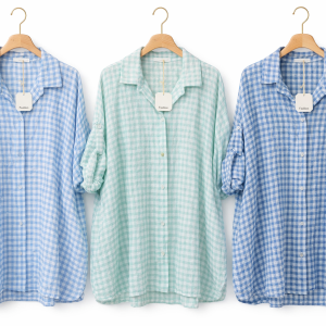 Camisa Vichy Oversize Curvy